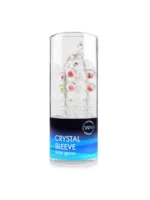 Насадка закрытая "Crystal Sleeve" с пупырышками и шариками — прозрачный удлинитель для усиления ощущений и пролонга! — изображение 2