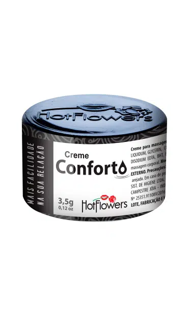 Крем HotFlowers COMFORT для облегчения анального проникновения.