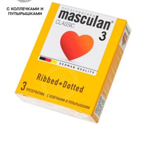 MASCULAN Ribbed and Dotted