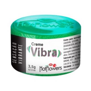 Крем HotFlowers VIBRA с эффектом вибрации, 3.5 г