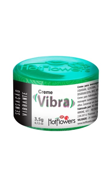 Крем HotFlowers VIBRA с эффектом вибрации, 3.5 г