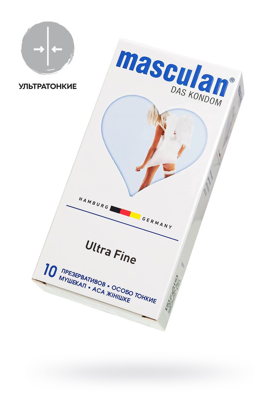 uf10 Презервативы MASCULAN Ultra Fine Особо тонкие 10 штук — изображение 1
