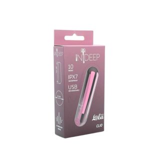Перезаряжаемая вибропуля Indeep Clio Magenta, 10 режимов