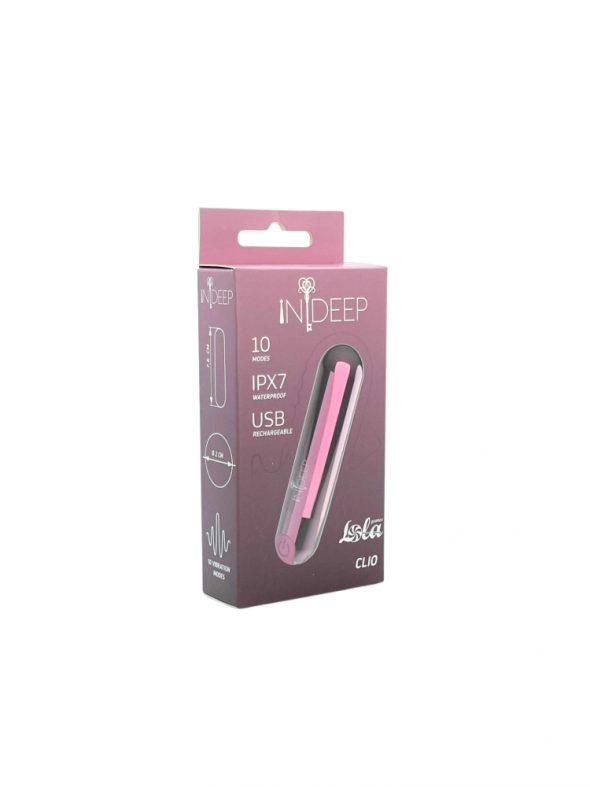 Перезаряжаемая вибропуля Indeep Clio Magenta, 10 режимов