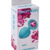 Анальная пробка Emotions Cutie Turquoise Pink crystal 3.5 см