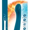 Вибромассажер с температурными режимами Hot and Cold бирюзовый, 7 режимов вибрации