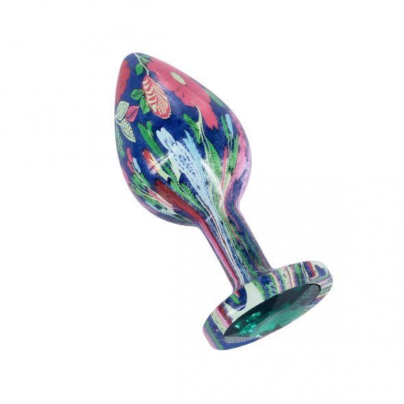 Эмалированная пробка с кристаллом Enamel Turquoise Crystal, 2.8 см
