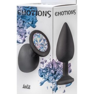 Анальная пробка Emotions Cutie Black Moonstone crystal 4.2 см