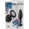 Анальная пробка Emotions Cutie Black Moonstone crystal 3.5 см